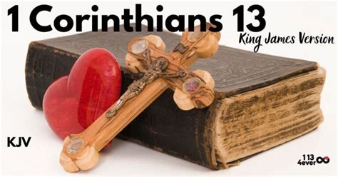 1 corinthians 13 kjv|1 Corinthians 13 (KJV) .